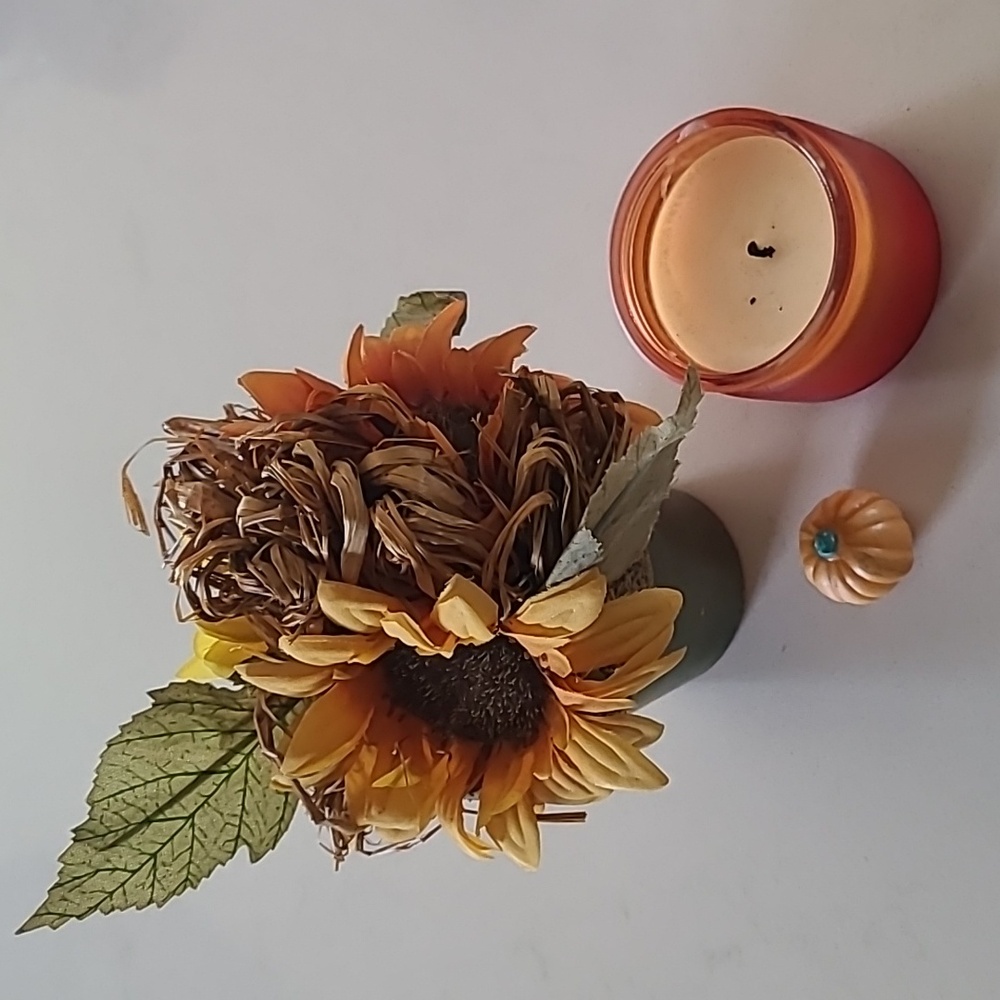 Fall floral & Candle bundle